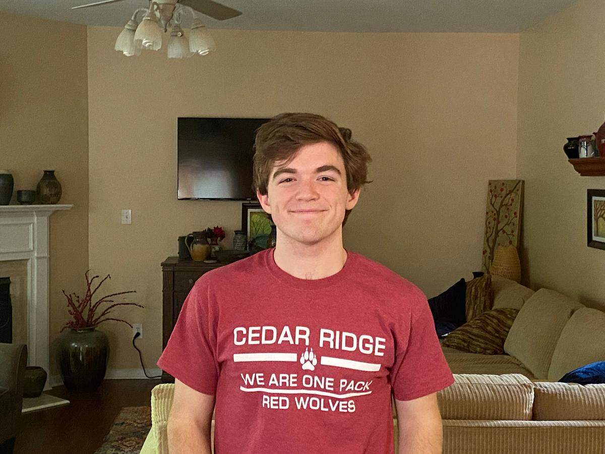 Sam Wallace is a Class of 2020 graduate from Cedar Ridge High School.