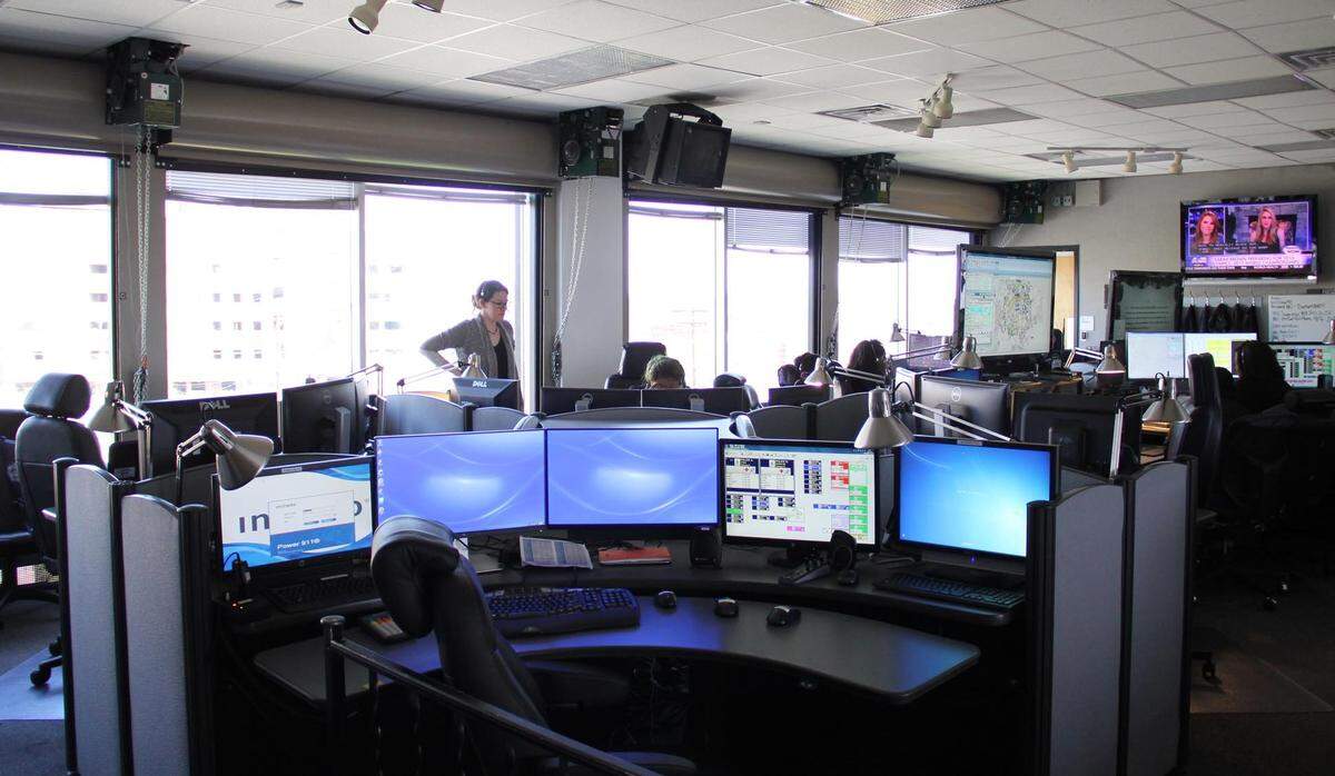 Durham’s Emergency Communications Center, seen in this photo in its old location on West Chapel Hill Street, stopped routing calls to the Raleigh-Wake Emergency Communications Center in June.