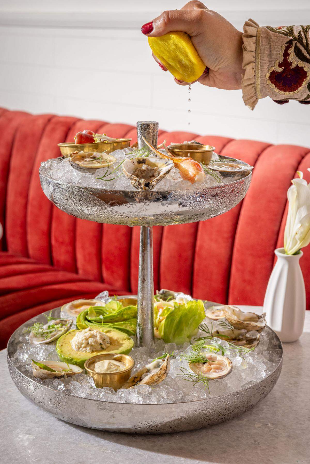 Geo's Tavern & Oyster Bar debuts the Triangle’s newest shellfish tower.
