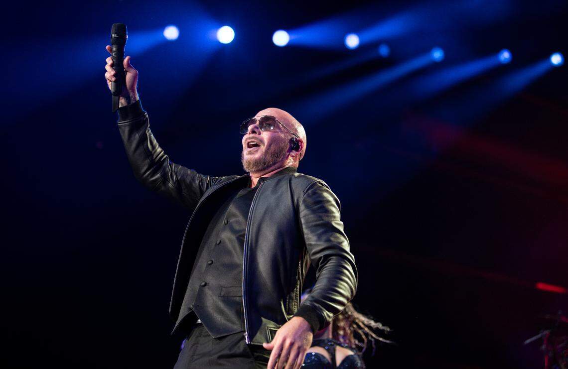 Rapper Pitbull is among the artists coming to Coastal Credit Union Music Park at Walnut Creek this spring.