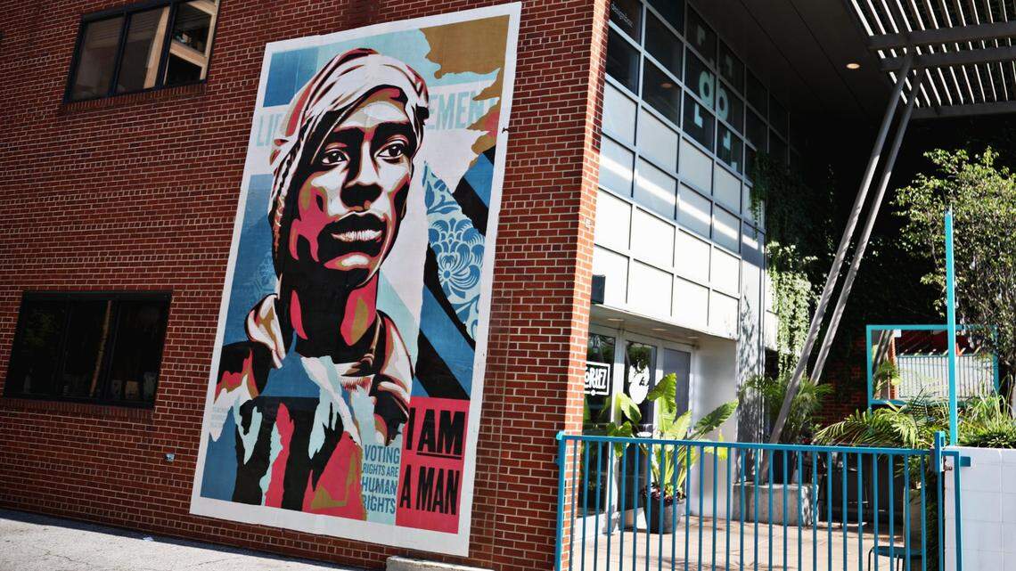 The artist behind Obama’s ‘Hope’ poster has a new piece in Raleigh to inspire change