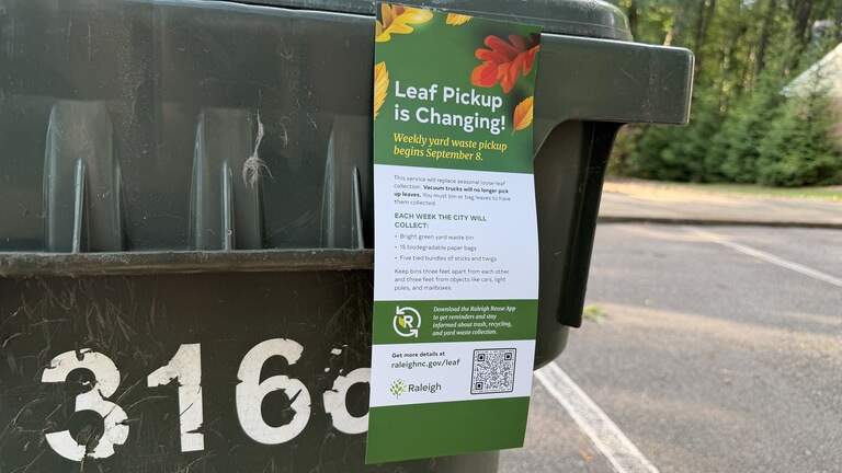 Why Raleigh is starting weekly yard waste pick-up & ditching loose-leaf program