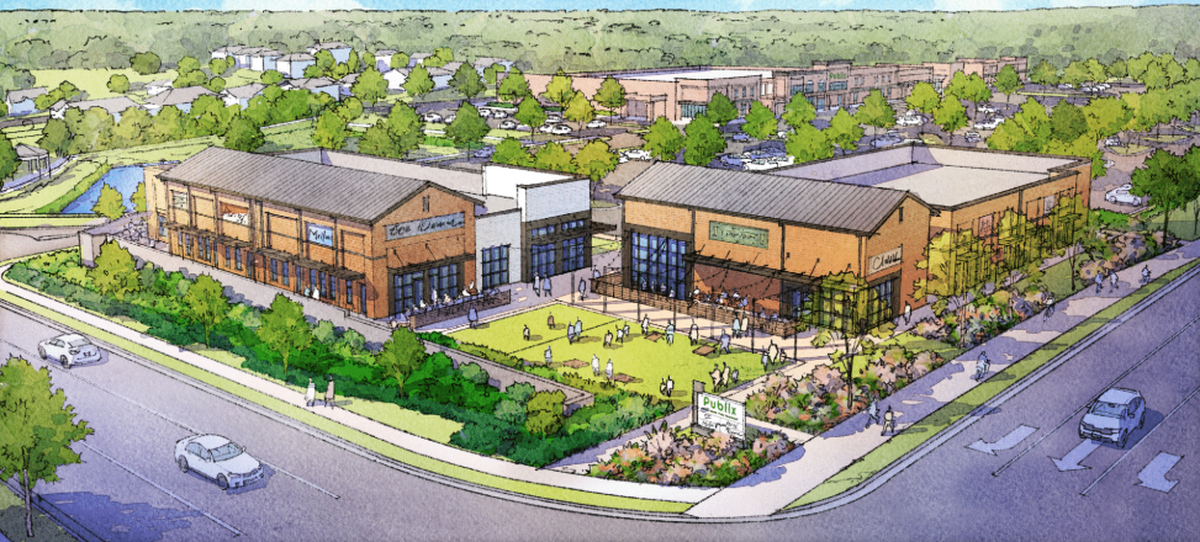 A new mixed-use project called Wallbrook will bring retail, office and residential space to Rolesville, North Carolina.