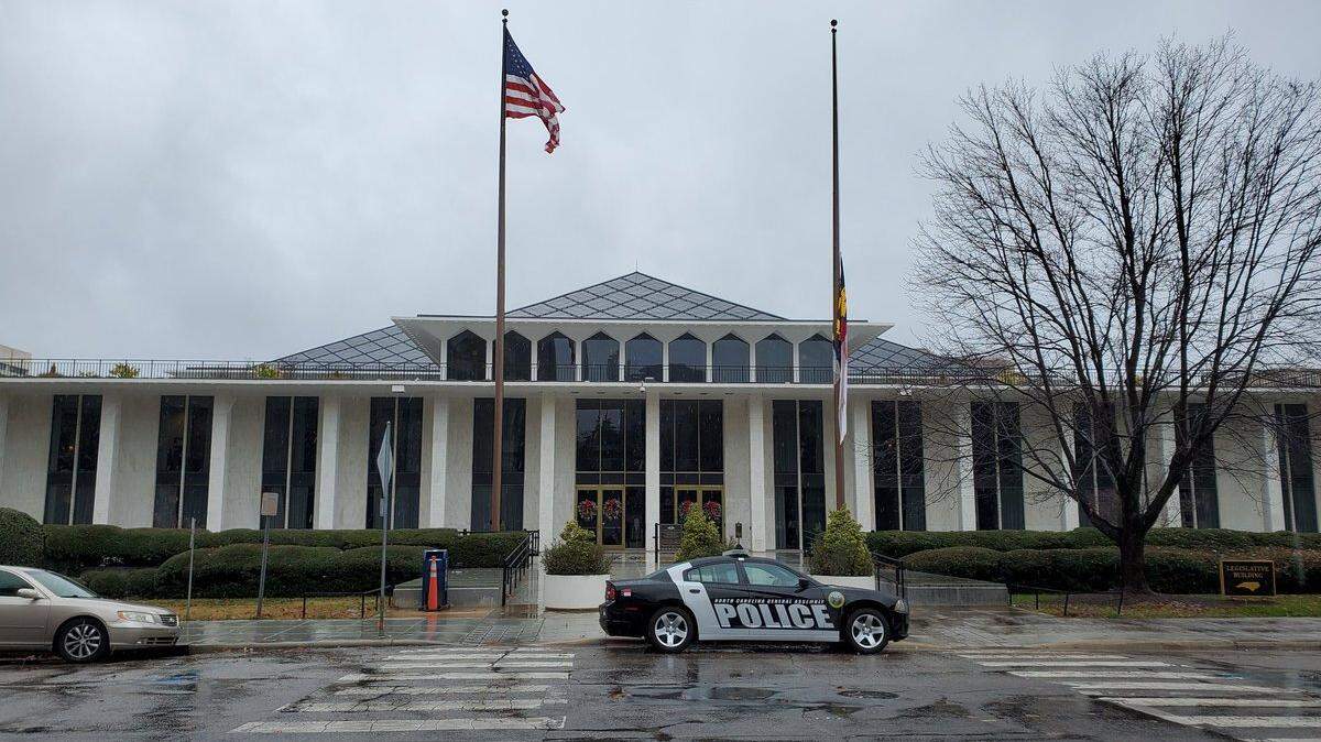 The North Carolina Legislative Building photographed on Dec. 14, 2020.