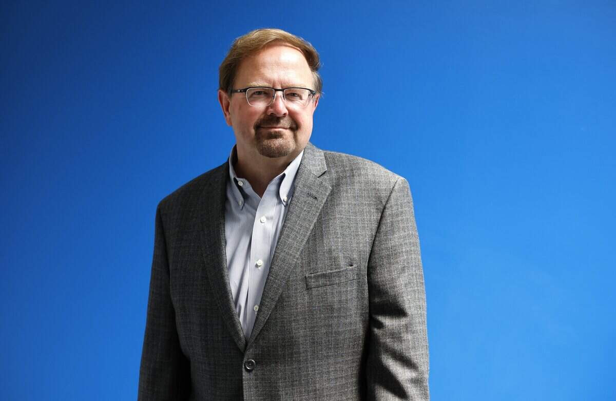 State Sen. Chuck Edwards poses for a portrait in his office in Hendersonville, Wednesday, May 18, 2022.