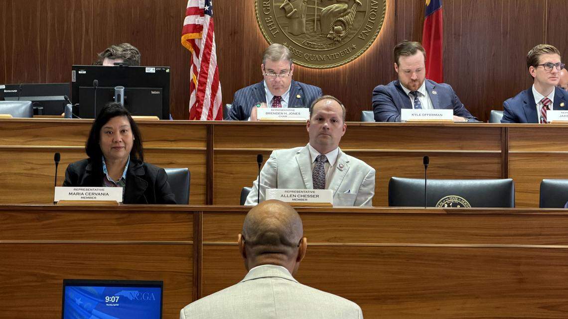 Chapel Hill-Carrboro Superintendent Rodney Trice returned to the Legislature, Thursday, Aug. 23, 2026, to appear before the House Oversight Committee.
