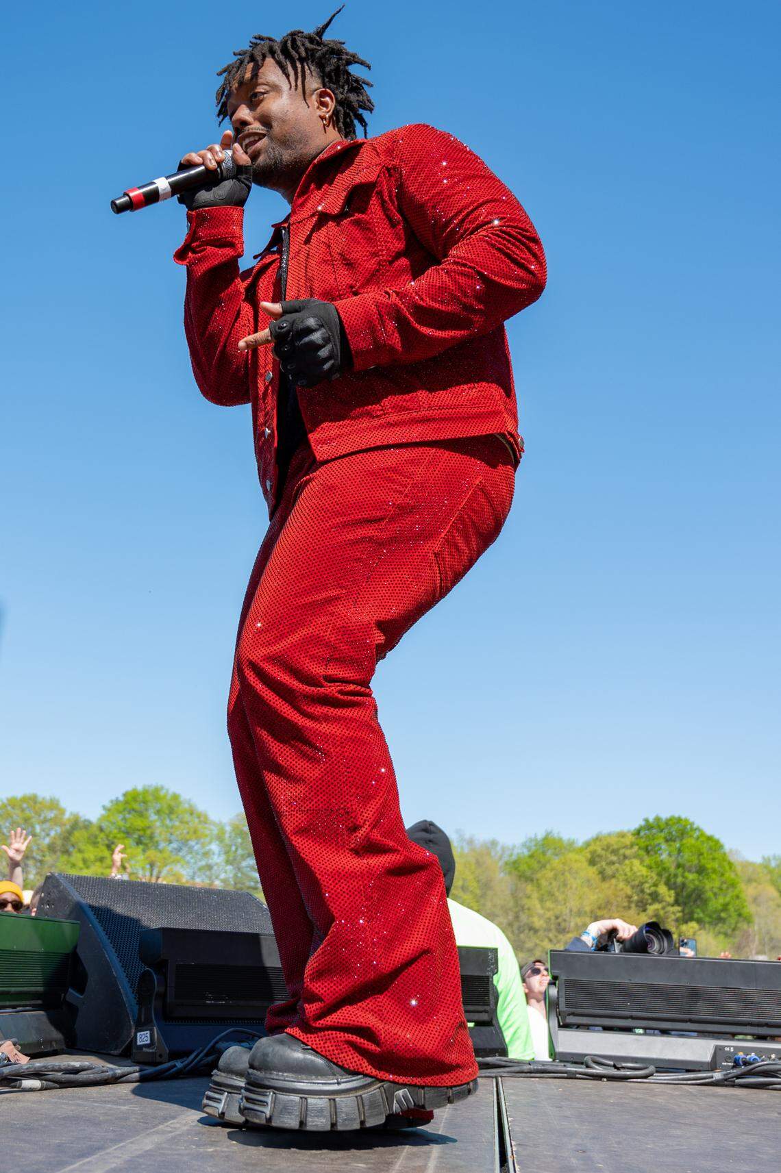 Earthgang performs at the first day of Dreamville Music Festival in Dix Park in Raleigh, NC on Saturday, April 6, 2024.