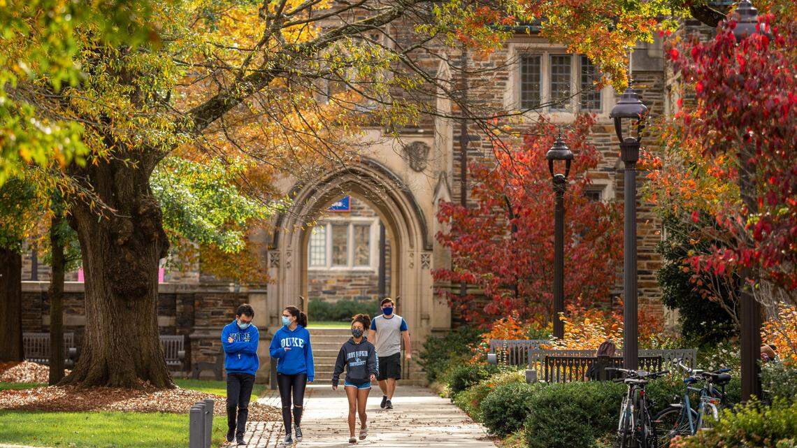 Fall on Duke’s West Campus
