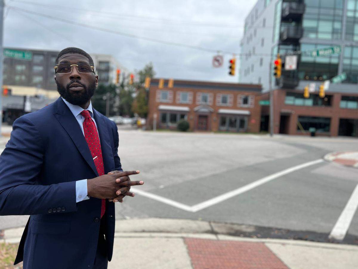 Rakeem Chambers is working with Ziad Lobbad, owner of High Good, to redevelop 106 Watts Street in Durham.