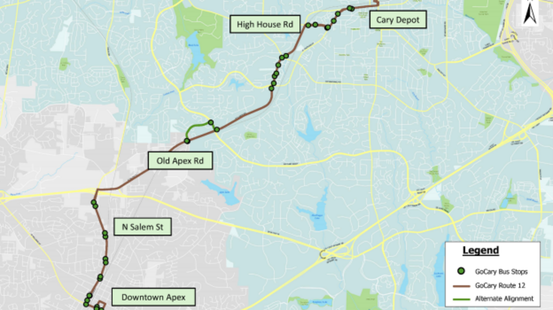 GoCary adding bus service to NC State, fairgrounds and downtown Apex