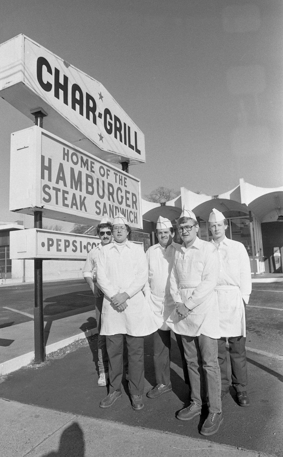 Char-Grill photographed in 1985.