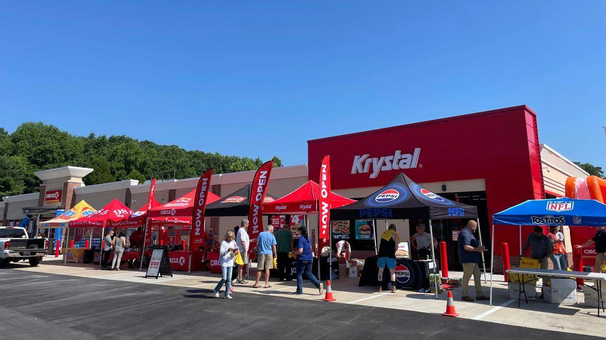 Circle K opened a Krystal restaurant in its travel center on Raleigh Road Parkway in Wilson in June. It’s the only Krystal in North Carolina, but others are planned.