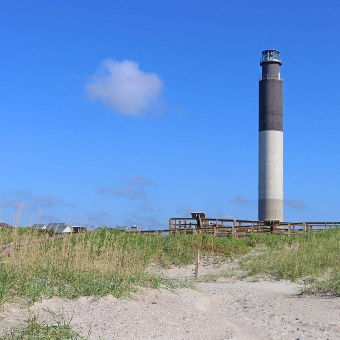 Pencil-shaped Oak Island Lighthouse in Caswell Beach was one of the last light stations built in the U.S., going up in 1958. It’s open for tours year-round. Reservations are suggested and should be made well in advance.