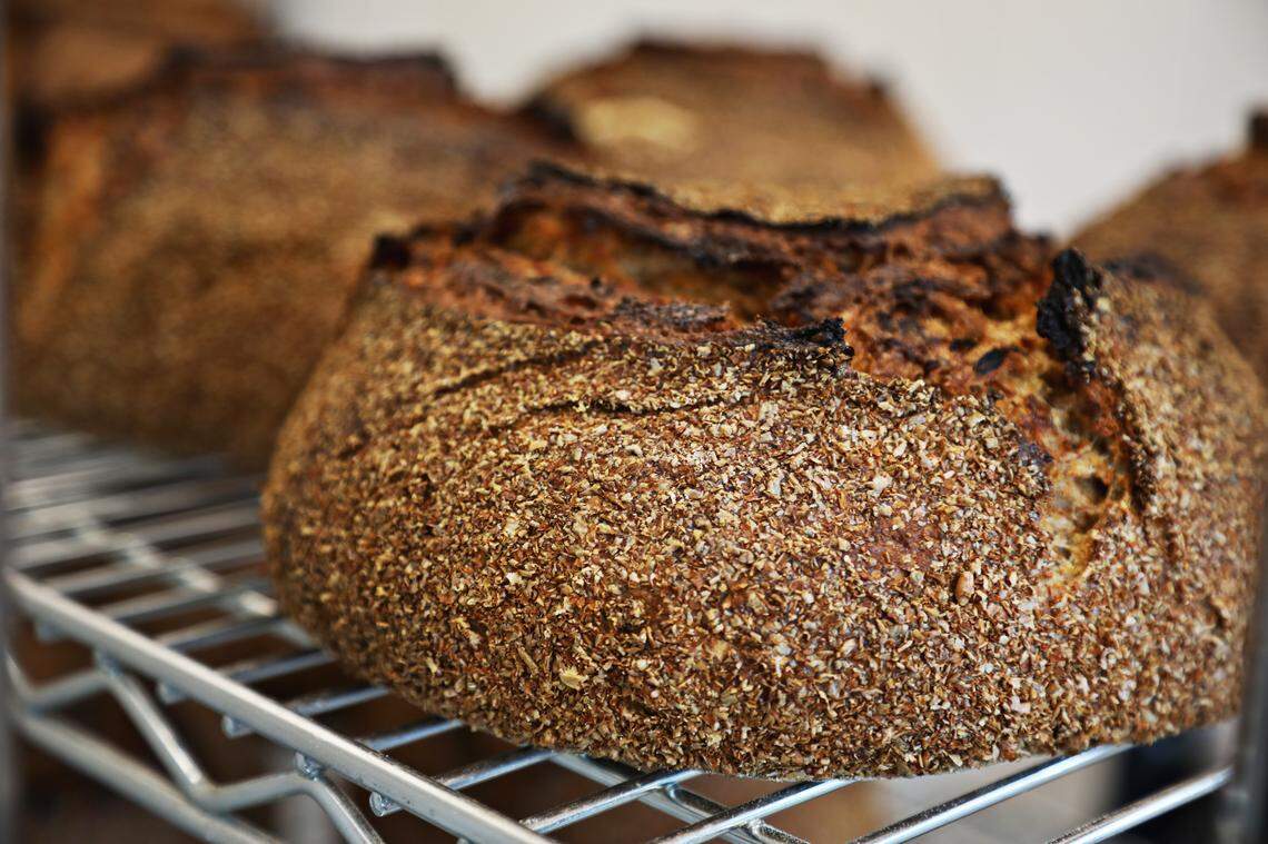 The miche loaf at Union Special Bread in Raleigh on Wednesday, Aug. 7, 2019. The bakery is preparing for its grand opening.