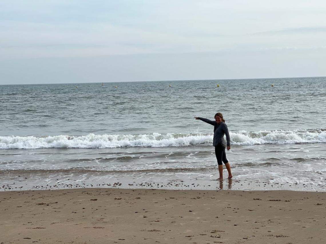 Laura Goodwin of Cary swam the English Channel on July 11, reaching a goal she’d planned since age 9.