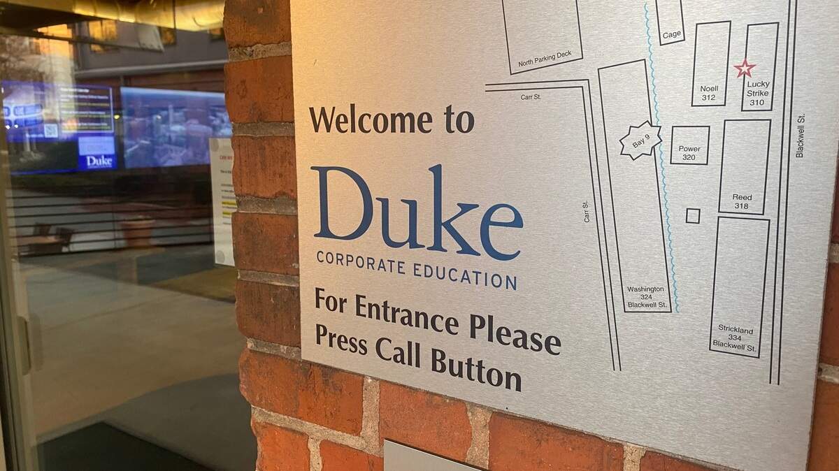 Duke Corporate Education has offices on four continents. Its headquarters are in downtown Durham, a few miles from the university’s main campus. 
