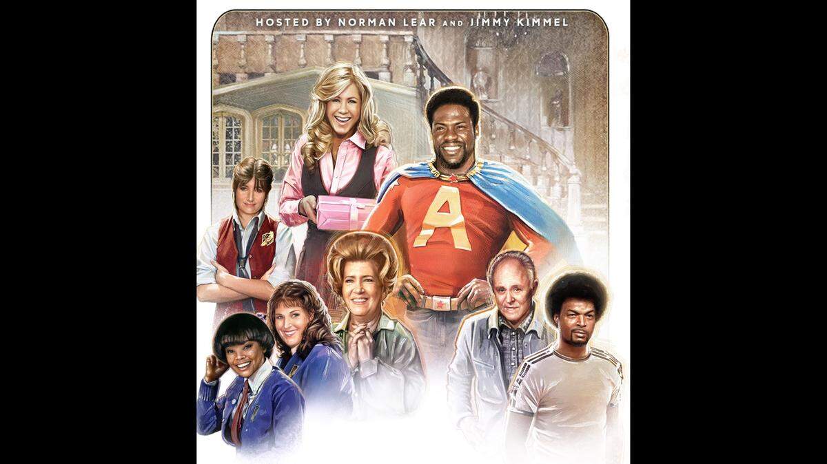 “Live in Front of a Studio Audience: The Fact of Life / Diff’rent Strokes” has an all-star cast, including Kevin Hart, Jennifer Aniston, John Lithgow and others.