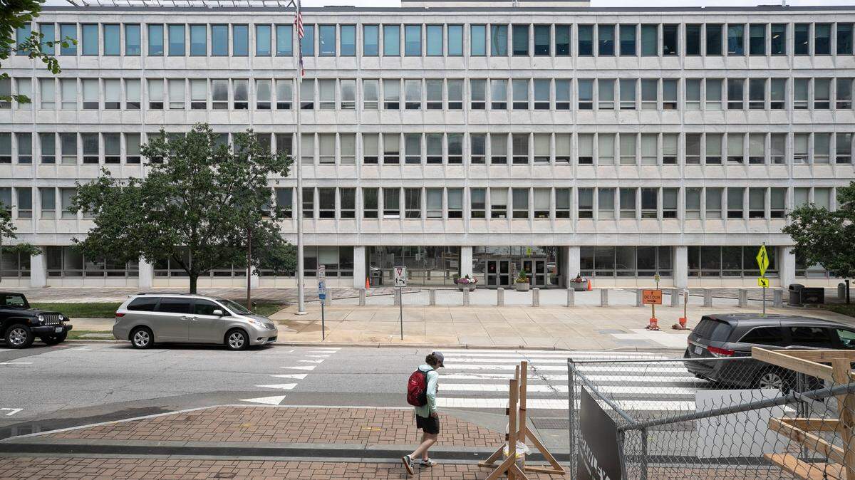 The Department of Administration building at 116 W. Jones Street in Raleigh, N.C., photographed on Wednesday, June 29, 2022. The newly released North Carolina State budget calls for demolition of the building, with construction of an Education Campus to house the UNC System, Community Colleges System and departments of Public Instruction and Commerce.