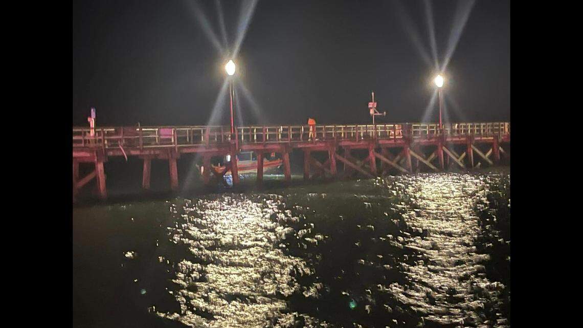 A daring nighttime rescue was staged in North Carolina’s Cape Fear River, when police discovered a vehicle drifting away with a screaming passenger stuck inside, officials say.