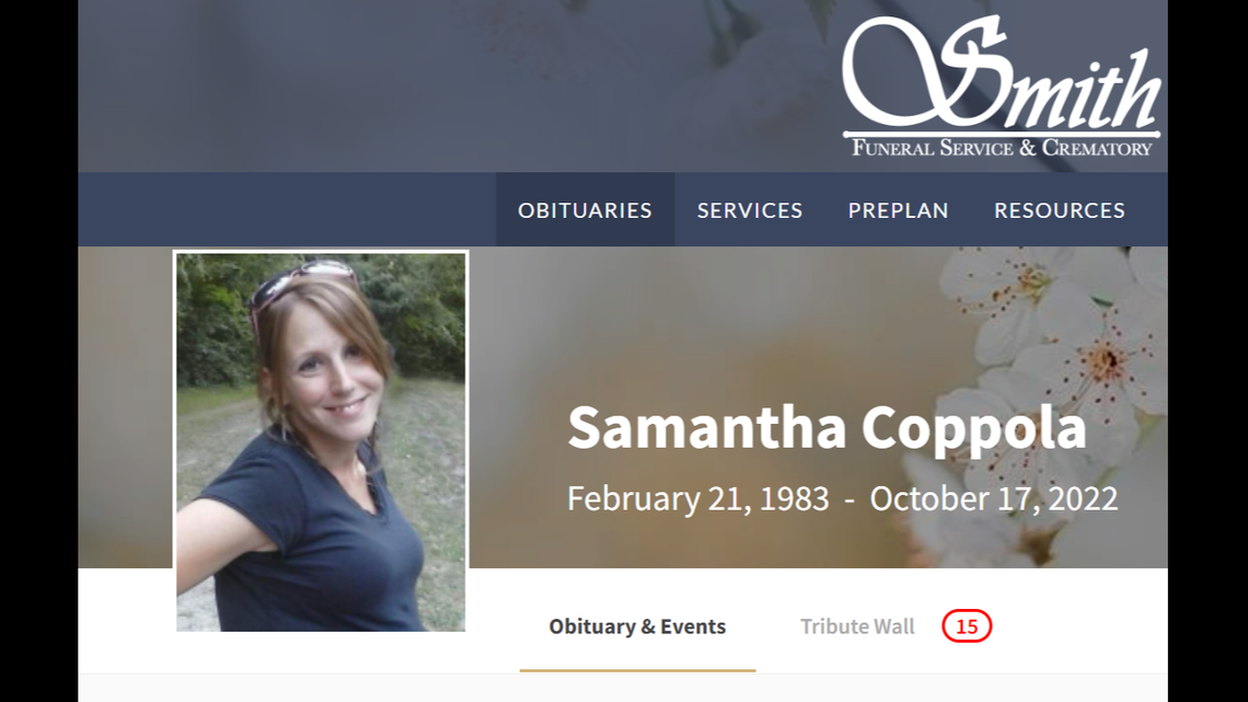 Samantha Coppola is remembered as a beloved 39-year-old mom.
