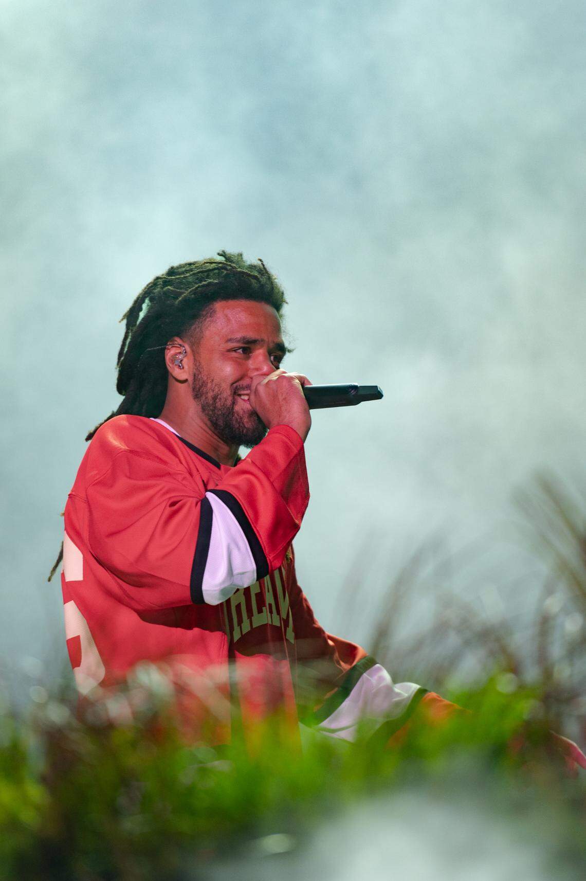 J. Cole performs at Dreamville Festival at Raleigh’s Dorothea Dix Park on April 7, 2024. The 2025 festival is expected to be the last in Raleigh.