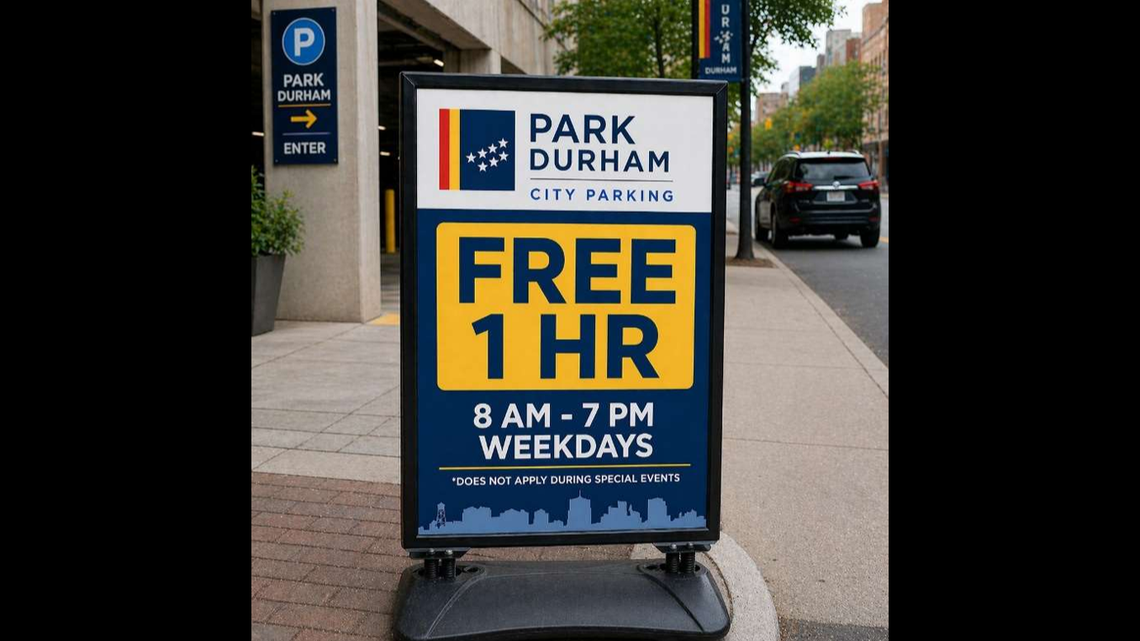 Durham could give drivers 1 hour of free parking. Is that enough?