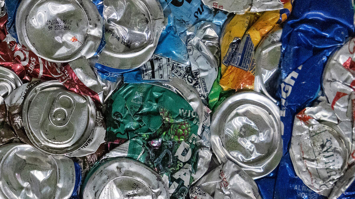 Cans like these are among the many items collected by the Centre County Recycling and Refuse Authority each week.
