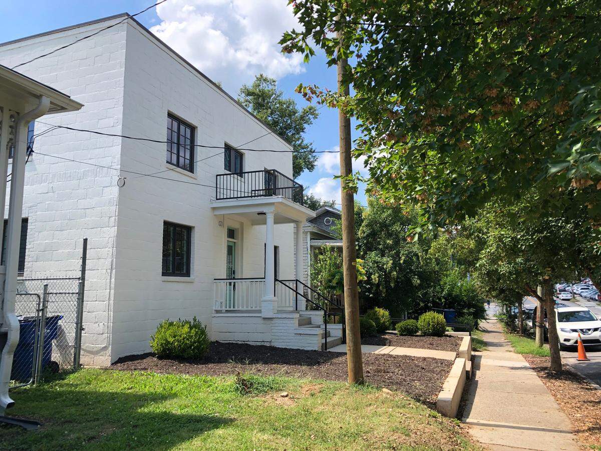 The front of the new Loading Dock co-working community in the Prince Hall district of Raleigh. The new location, Loading Dock’s third in the city, is at 216 E. Lenoir St.
