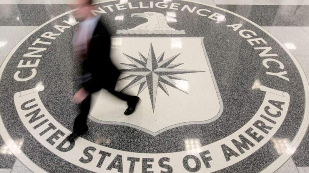 The lobby of the CIA Headquarters Building in Langley, Virginia. . File photo: AP