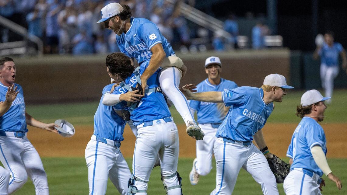 UNC baseball hangs on, sweeps West Virginia in NCAA Tournament Chapel Hill Super Regional