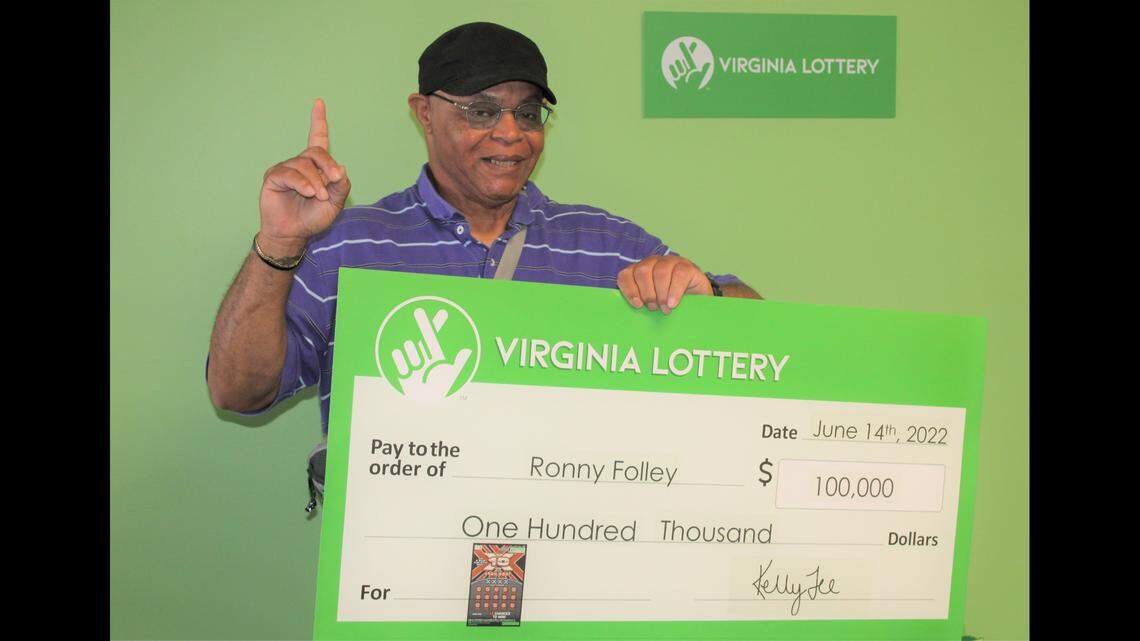 Ronny Folley of Ruckersville, Virginia, a community near the laundromat, bought the lucky ticket while waiting on a load in the dryer, officials said.