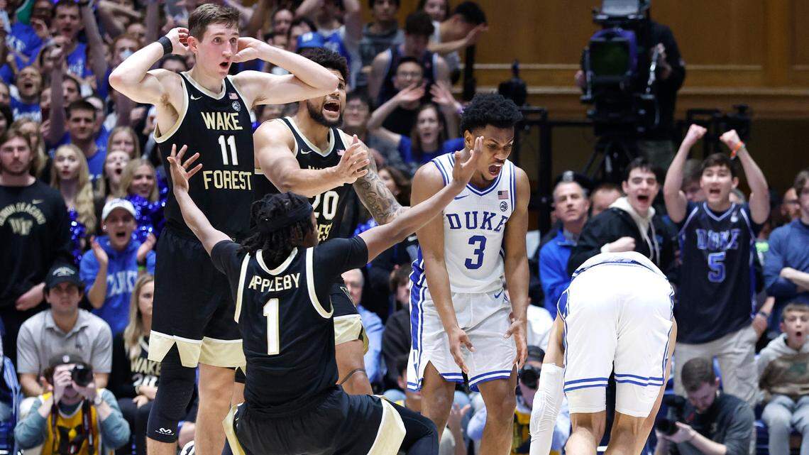 Duke basketball beats Wake Forest, 75-73; Blue Devils turn gaze toward UNC rivalry game
