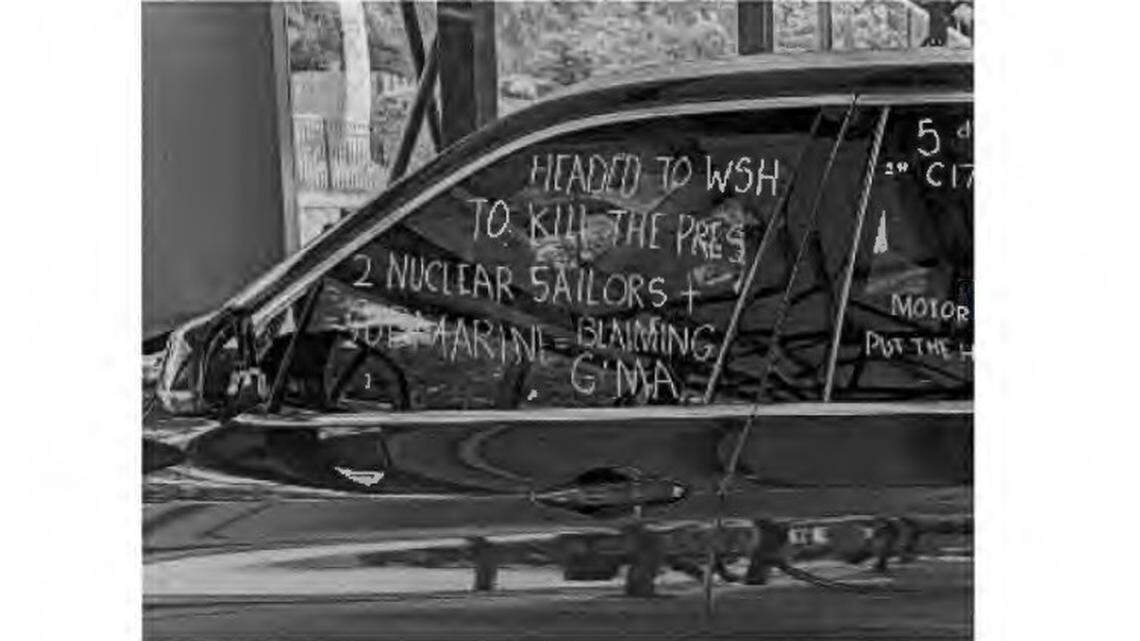 Man accused of writing Trump threat on BMW could face up to 5 years in prison