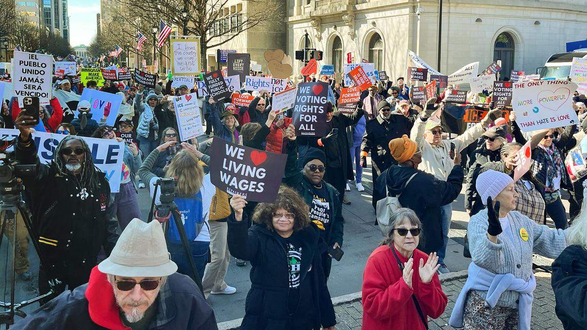 Rev. Barber’s ‘Love Forward Together’ rally draws over 1,500 to NC State Capitol