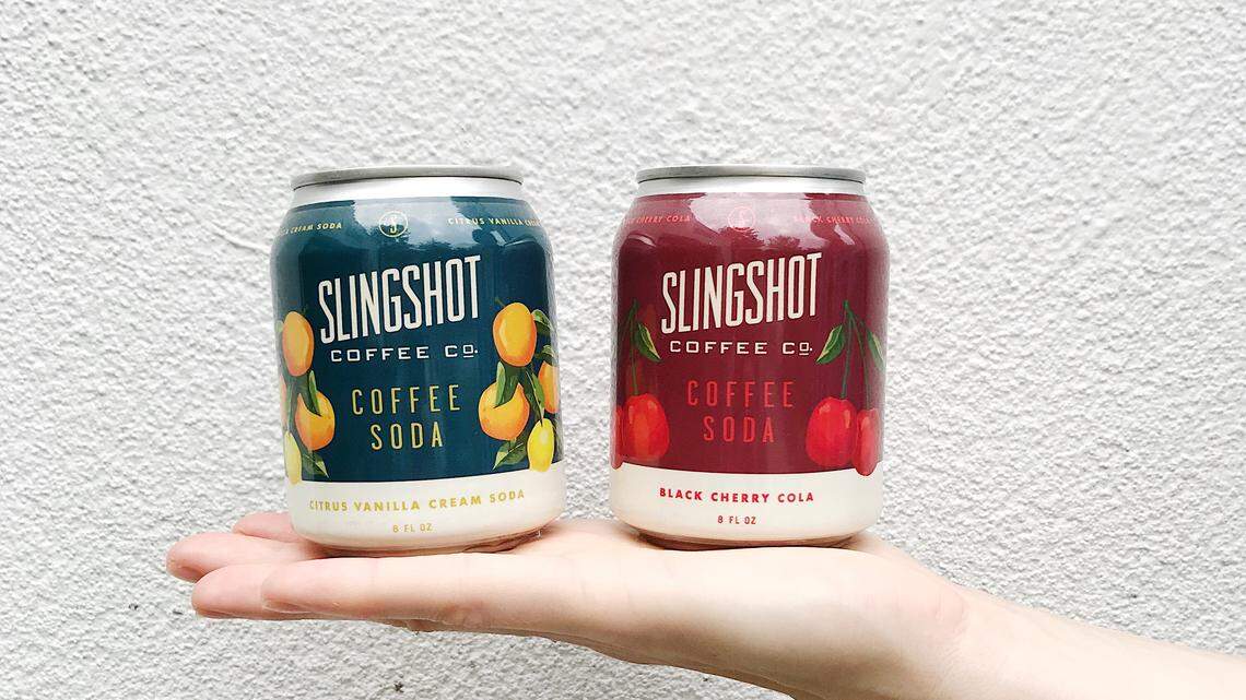 Slingshot Coffee Co. in Raleigh, NC, is introducing Slingshot Coffee Sodas in Black Cherry Cola and Citrus Vanilla Cream Soda.