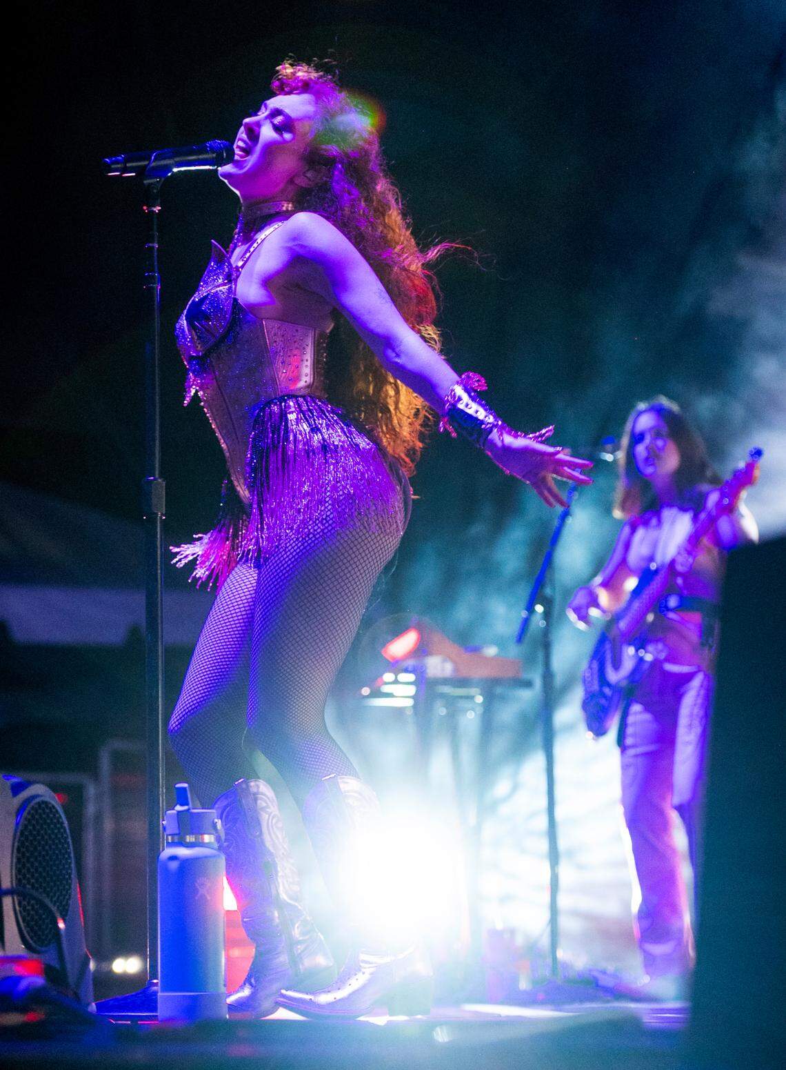 Chappell Roan dazzles the crowd at Raleigh’s Red Hat Amphitheater, Wednesday night, June 12, 2024.