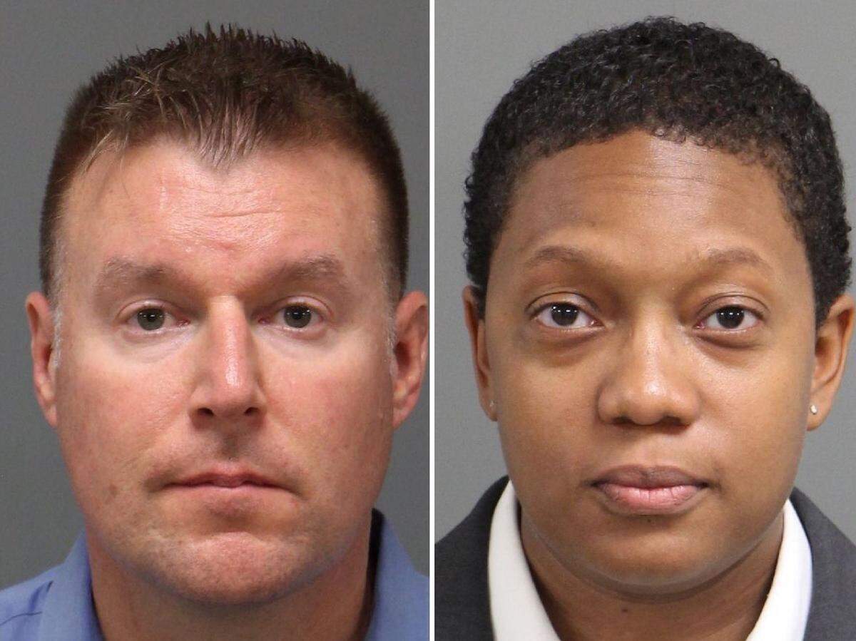State Highway Patrol troopers Michael Blake and Tabithia Davis, who are both charged with beating a Raleigh man during an April arrest, were fired Friday, June 15, 2018.