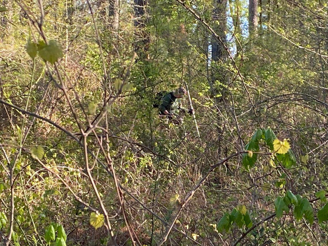 Daniel Moses went missing in 2011 and is presumed dead, but a tip about his possible burial site drew roughly 50 people to comb through the dense woods near his home in Northampton County.