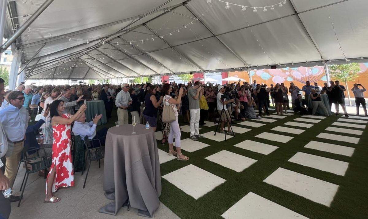 Cary’s Fenton development celebrated its grand opening with a lavish party among the new shops and restaurants on June 2, 2022.