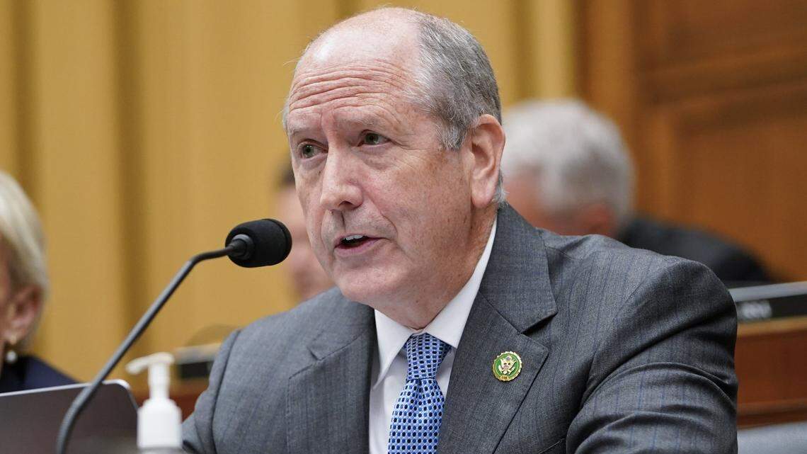 Sept. 20, 2023; Washington, D.C., USA - Rep. Dan Bishop (R-NC) as U.S. Attorney General Merrick Garland testifies before House Judiciary Committee during hearing: Oversight of the U.S. Department of Justice on Sept. 20, 2023 in Washington, D.C.. Mandatory Credit: Jack Gruber-USA TODAY