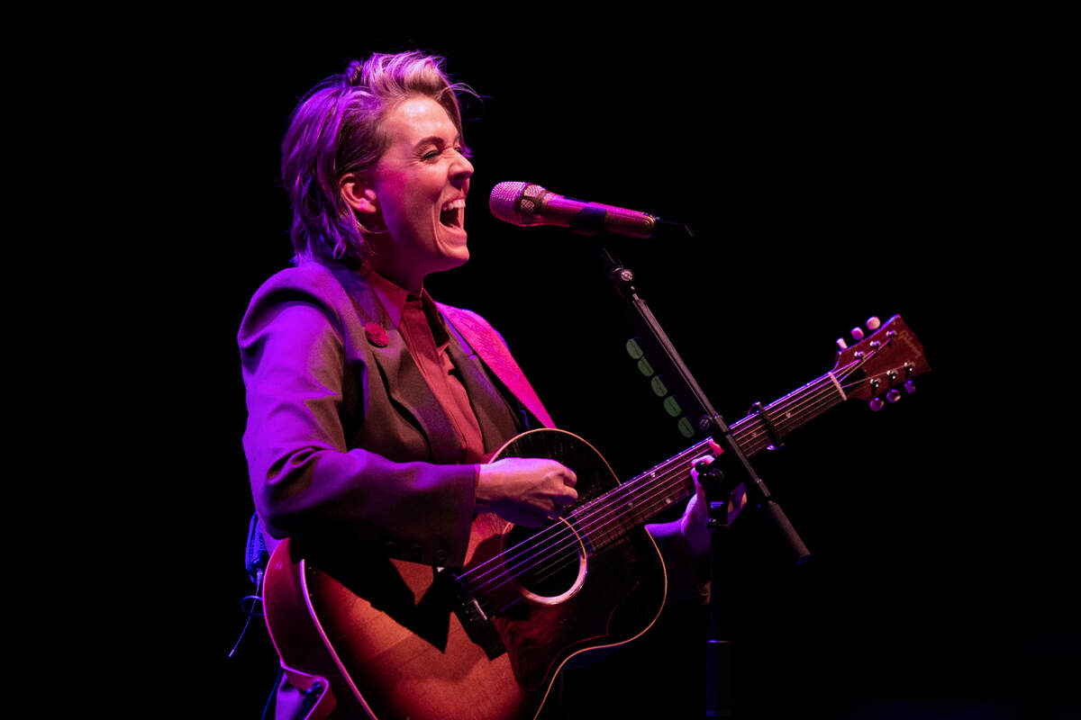 Brandi Carlile plays a special solo concert at DPAC in Durham, N.C., Friday night, Oct. 7, 2022.