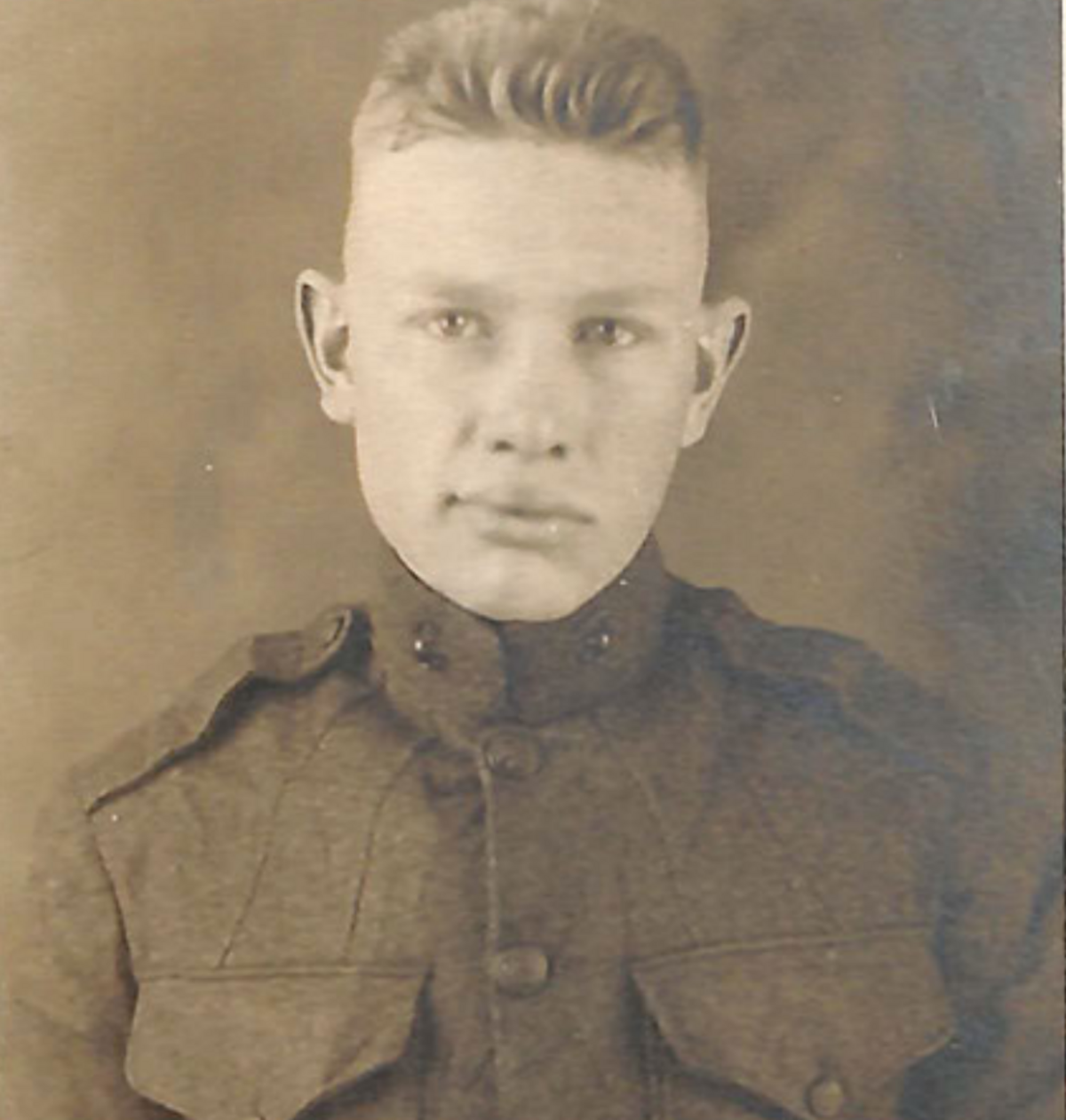 Jesse Broyles, “The Peanut Man,” in 1924 when he joined the Marines.