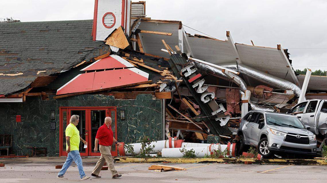 4 critically hurt after tornado associated with Helene hits Eastern NC city