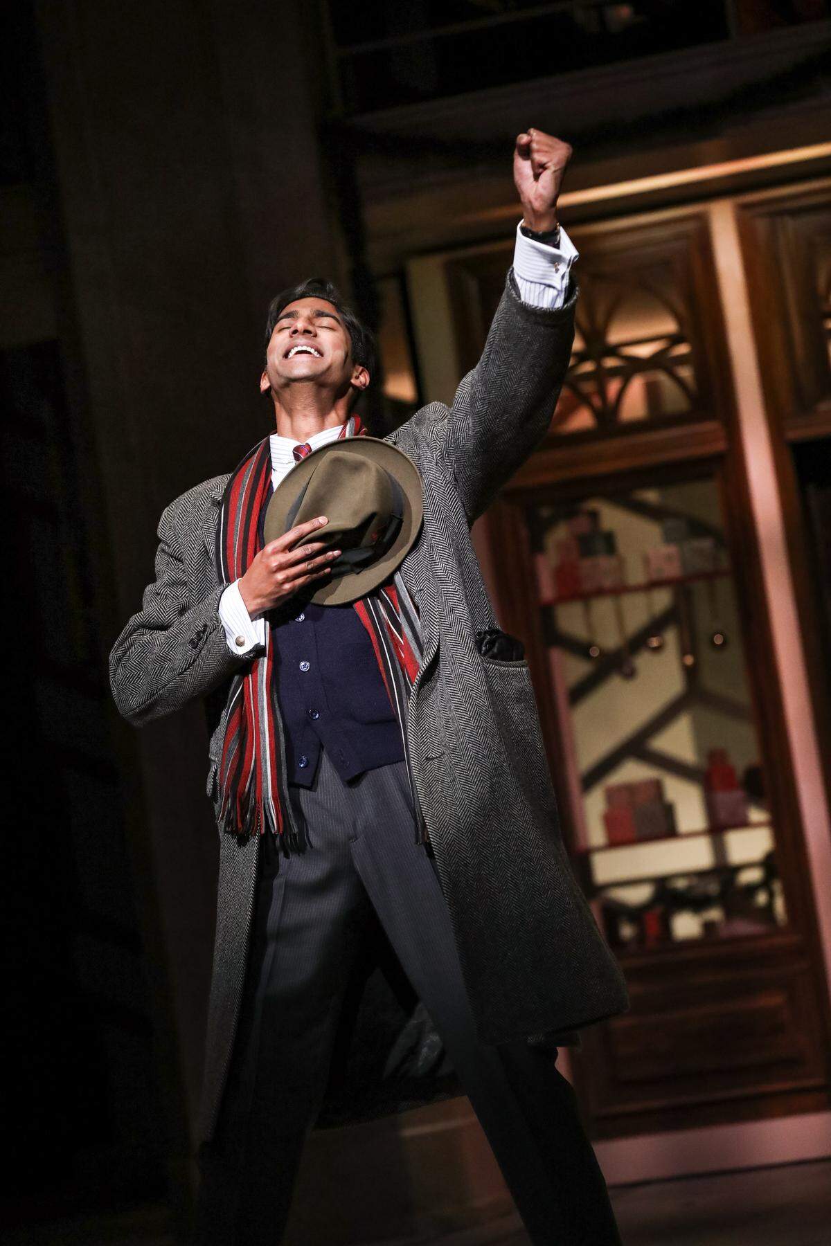 Michael Maliakel is Georg in “She Loves Me” at PlayMakers Repertory Company.  The Broadway musical adaptation popped up in 1963, and again in 1993 and 2016 revivals. The story was perhaps most famously reshuffled into the 1998 film “You’ve Got Mail” with Tom Hanks and Meg Ryan.  It runs through Dec. 9.