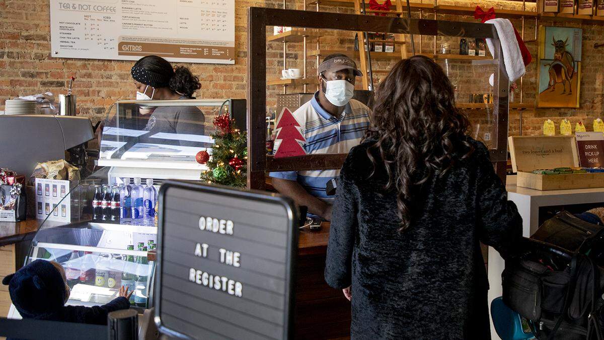 A Duke University startup called Greenlight is helping small businesses like Beyú Caffé navigate the challenges of operating during the coronavirus pandemic such as accessing testing and monitoring the health of employees.