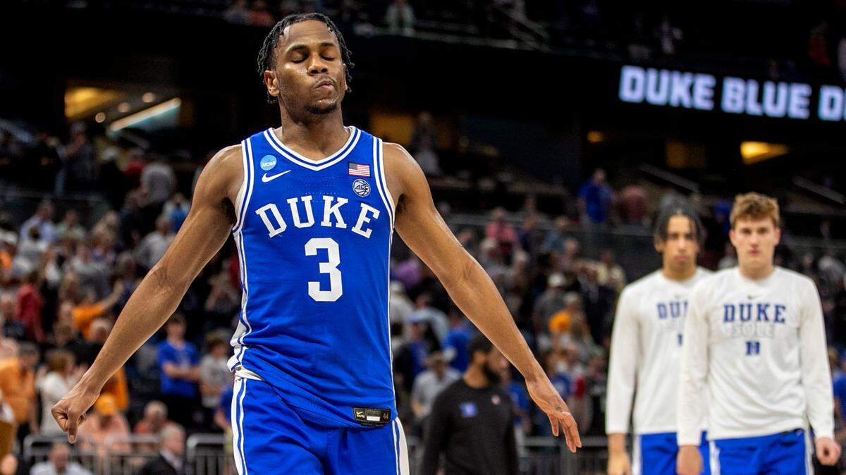 Duke’s Jeremy Roach (3) leaves the court following the Blue Devils’ 65-52 loss to Tennessee in the second round of the NCAA Tournament on Saturday, March 18, 2023 at the Amway Center in Orlando, Fla.