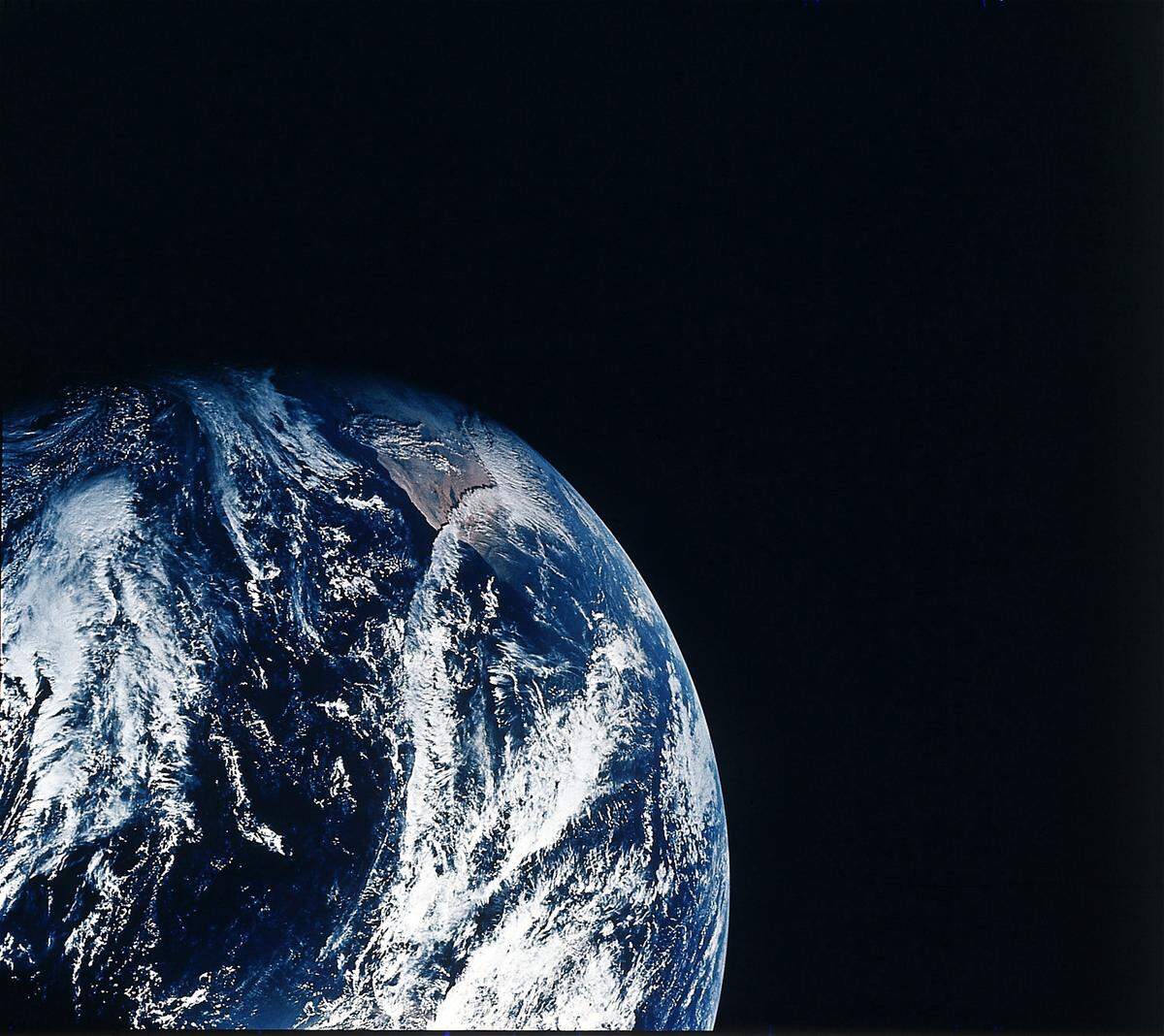 This view of the earth, was taken from Apollo 8 in December, 1968. For the first time, people saw pictures of the earth from the moon. (AP photo)
