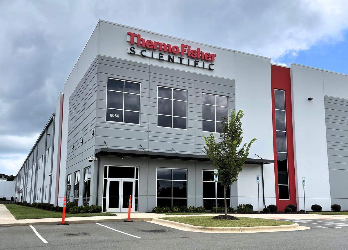 Thermo Fisher Scientific opened its newest facility in Mebane, NC, in 2024. The company employs 46 people, with plans to expand to more than 100, and was built to meet a $192.5 million contract with the U.S. government.