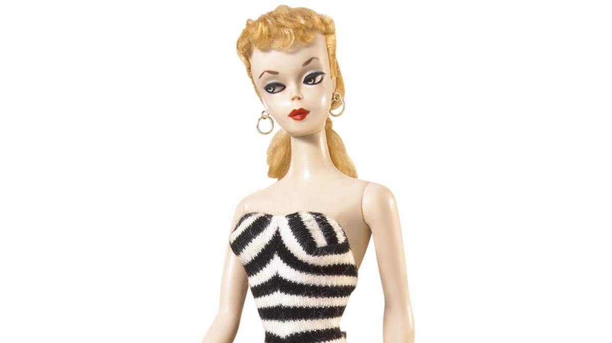 A 1959 Barbie shown in the Hulu original documentary "Tiny Shoulders: Rethinking Barbie."