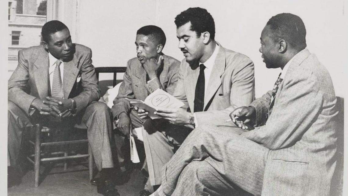 Floyd McKissick, J. Kenneth Lee, Harvey Beech and James Lassiter.